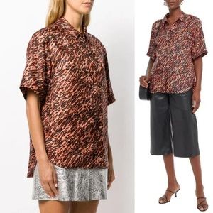 SANDRO 100% Silk Shirt